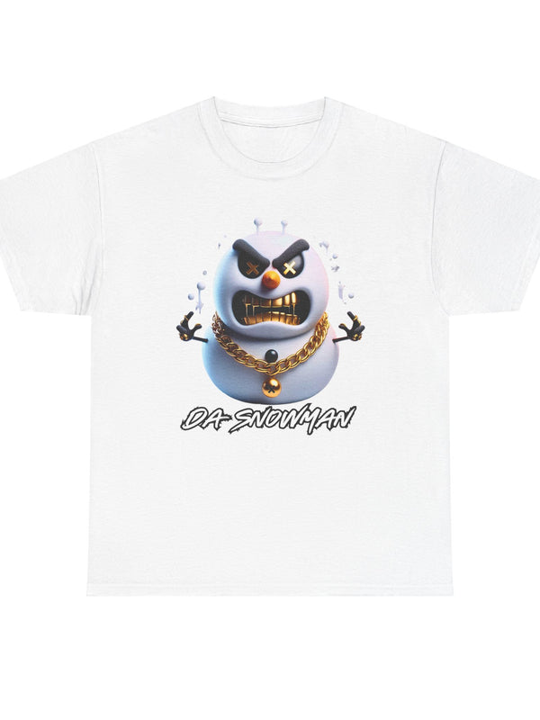 Da Snowman Unisex Heavy Cotton Tee