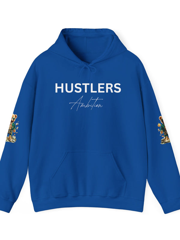 Black Hustlers Ambition Hoodie front view