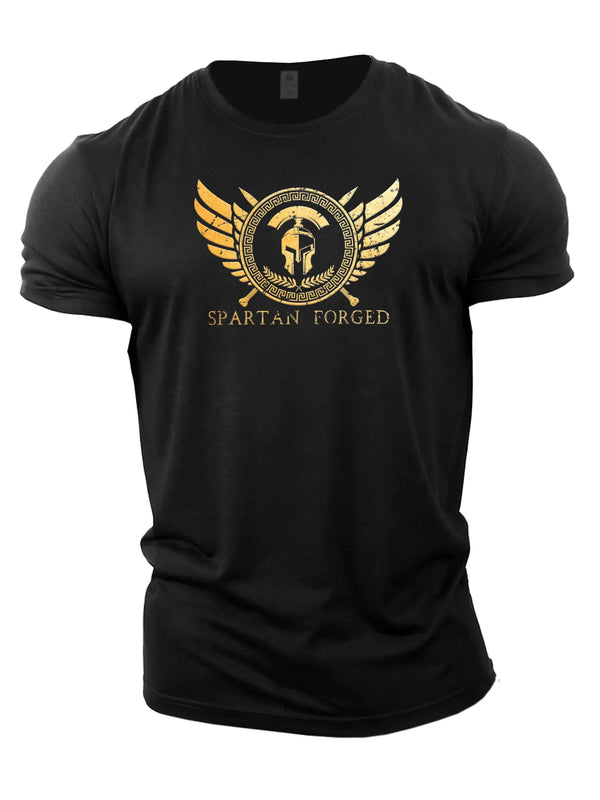 Retro Spartan Oversized T-Shirt for Men – Y2K Streetwear Gym Tee
