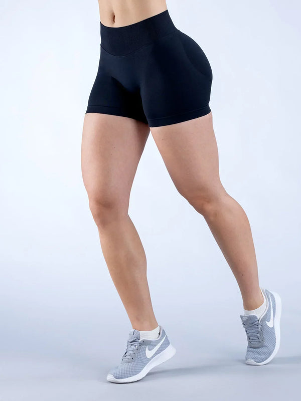 Chic High-Waisted Yoga Shorts