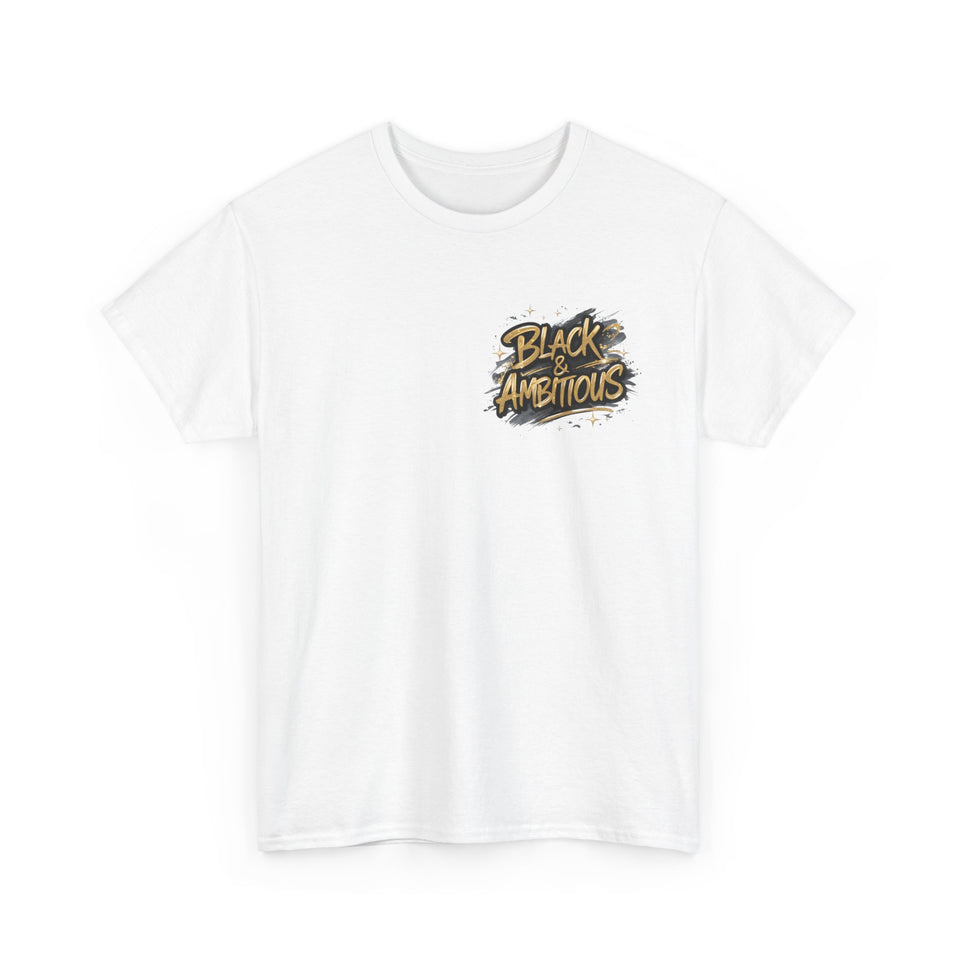 Black is Ambitious Unisex Heavy Cotton Tee