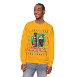 Santa's Drink Buddy Seasonal Sweatshirt: Unisex, Heavy blend