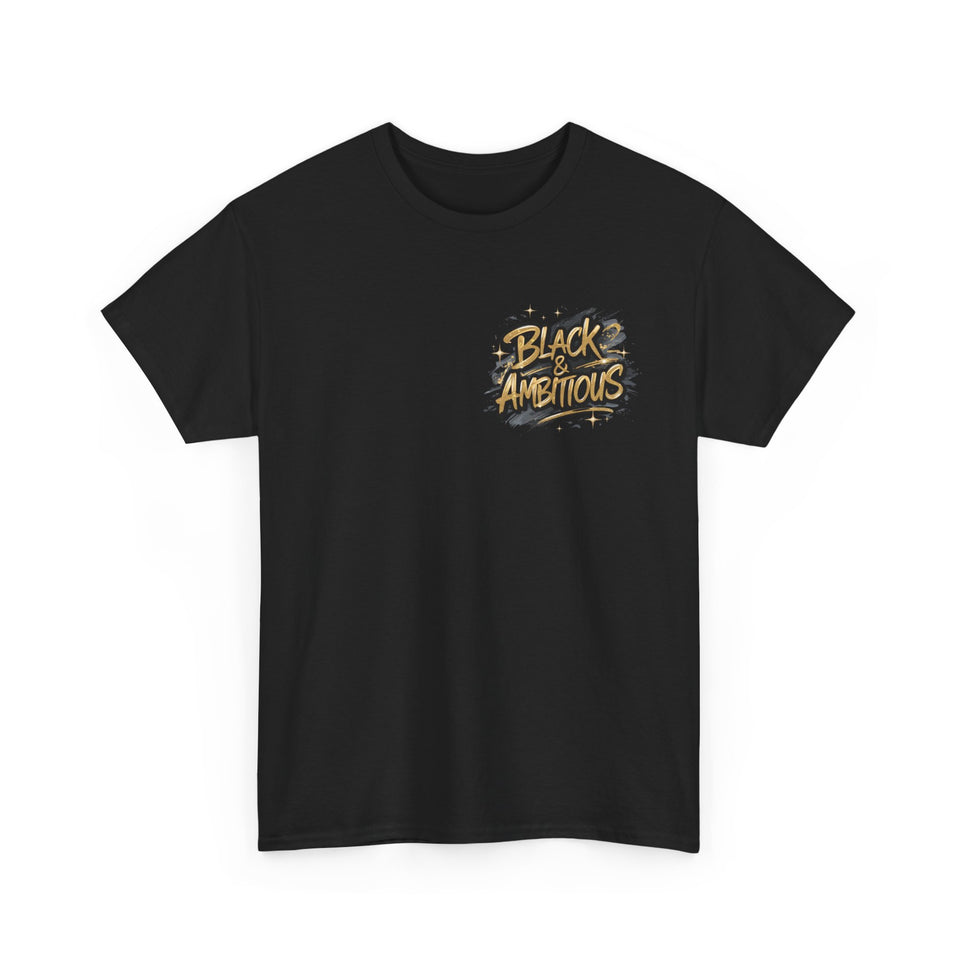Black is Ambitious Unisex Heavy Cotton Tee