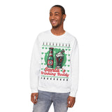 Santa's Drink Buddy Seasonal Sweatshirt: Unisex, Heavy blend