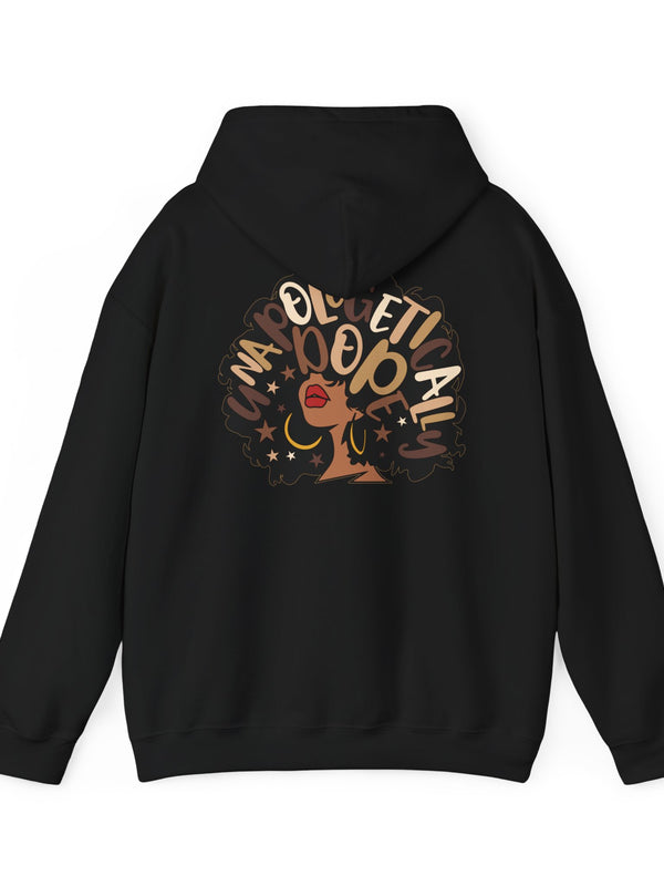 Black and Gold Unapologetically Dope Hoodie