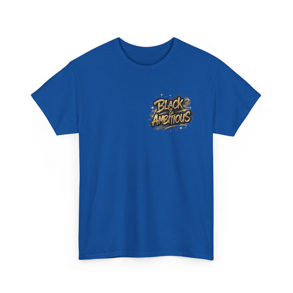 Black is Ambitious Unisex Heavy Cotton Tee