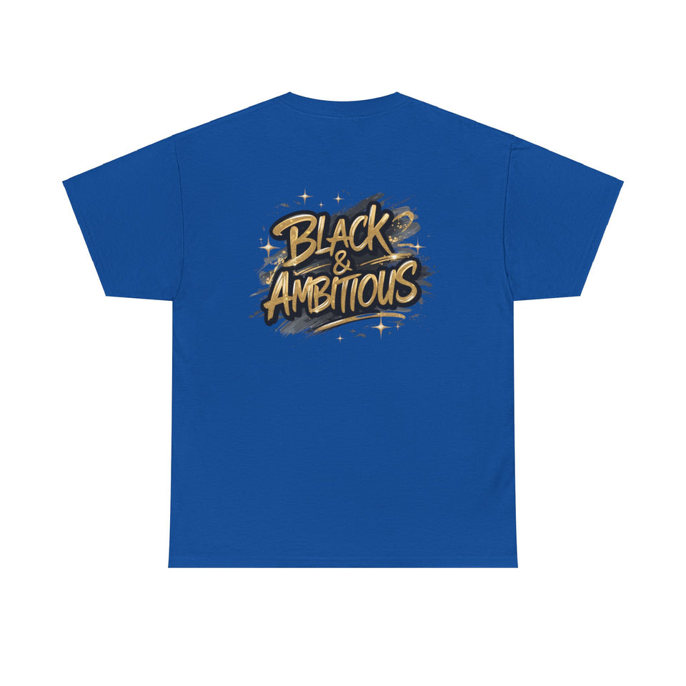 Black is Ambitious Unisex Heavy Cotton Tee