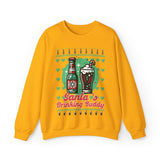 Santa's Drink Buddy Seasonal Sweatshirt: Unisex, Heavy blend