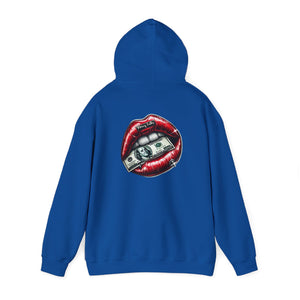 Money Talk Hustles Ambition Graphic Hooded Sweatshirt