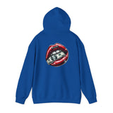 Money Talk Hustles Ambition Graphic Hooded Sweatshirt