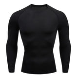 Men'S Long Sleeves T-Shirt Fitness Sportswear Spring Autumn Athletic Quick Dry T-Shirt Gym Running Sports Outdoor Tops for Men
