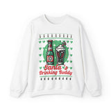 Santa's Drink Buddy Seasonal Sweatshirt: Unisex, Heavy blend