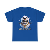 Da Snowman Unisex Heavy Cotton Tee
