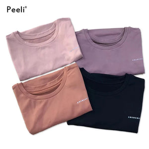 Women Yoga Top Seamless Sport T Shirts Fitness Clothes Short Sleeve Yoga Shirt Gym Top Running Active Wear Sport Top Femme