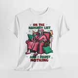 Ghost Face Naughty List T-shirt