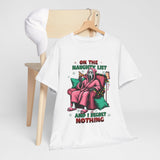 Ghost Face Naughty List T-shirt