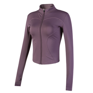 Women's Slim Looking Fancy Yoga Clothes Fitness Exercise Outwear