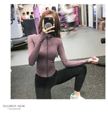 Women's Slim Looking Fancy Yoga Clothes Fitness Exercise Outwear