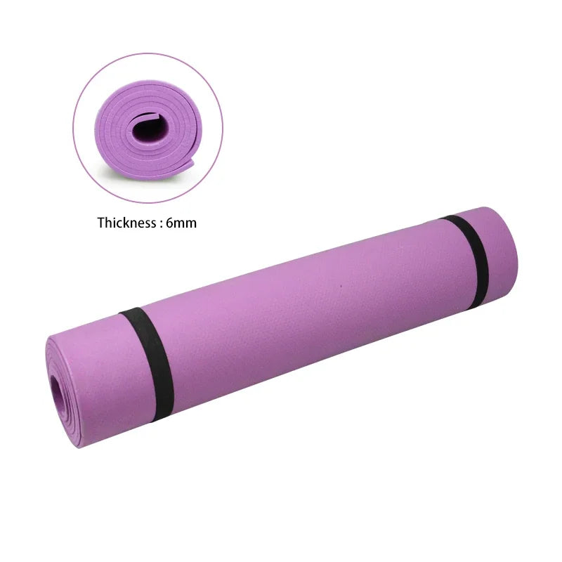 1PC 3-6MM Thick Yoga Mat Anti-skid Sports Fitness Mat  EVA Comfort Foam Yoga Matt for Exercise, Yoga, and Pilates Gymnastics Mat