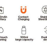 ✨ KINSCOTER Portable Juicer Cup – 6 Stainless Steel Blades, USB Rechargeable Smoothie Blender