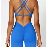 Yoga Set 2 Pieces Gym Set Workout Clothes for Women Seamless High Waist Leggings Sports Bra Suit Female Clothing Women Tracksuit