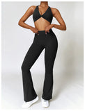 Yoga Set 2 Pieces Gym Set Workout Clothes for Women Seamless High Waist Leggings Sports Bra Suit Female Clothing Women Tracksuit