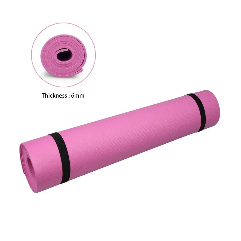 1PC 3-6MM Thick Yoga Mat Anti-skid Sports Fitness Mat  EVA Comfort Foam Yoga Matt for Exercise, Yoga, and Pilates Gymnastics Mat