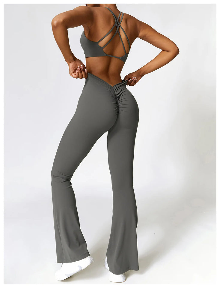 Yoga Set 2 Pieces Gym Set Workout Clothes for Women Seamless High Waist Leggings Sports Bra Suit Female Clothing Women Tracksuit