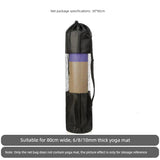 Portable Yoga Mat Carry Bag – Breathable Mesh Storage Bag for Gym, Pilates, and Fitness Foam Rollers