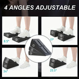 3Pcs Adjustable Yoga Slant Wedge Blocks – Non-Slip Squat &amp; Calf Stretcher Set for Strength, Balance, and Rehabilitation