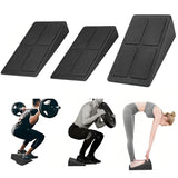 3Pcs Adjustable Yoga Slant Wedge Blocks – Non-Slip Squat &amp; Calf Stretcher Set for Strength, Balance, and Rehabilitation