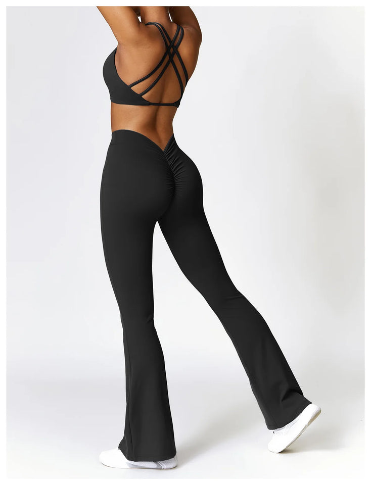 Yoga Set 2 Pieces Gym Set Workout Clothes for Women Seamless High Waist Leggings Sports Bra Suit Female Clothing Women Tracksuit