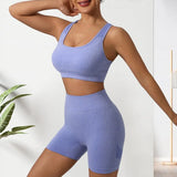 Yoga Bra Shorts Set for Workout