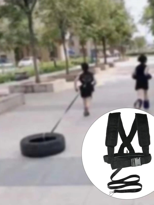 Sled Harness Football Workout Equipment Adjustable Trainer of Speed Straps Ski Safety Belt Resistance Vest Sled Harness