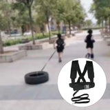 Sled Harness Football Workout Equipment Adjustable Trainer of Speed Straps Ski Safety Belt Resistance Vest Sled Harness
