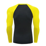 Mens Sport Compression Sweatshirt Gym Tight Running Tops for Fitness T-shirt Muscle Training Clothes Jogging Rashguard Dry Fit