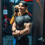 Men’s Compression Muscle T-Shirt – High Elastic, Quick-Dry Performance Top for Gym, Running & Training