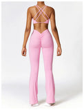 Yoga Set 2 Pieces Gym Set Workout Clothes for Women Seamless High Waist Leggings Sports Bra Suit Female Clothing Women Tracksuit