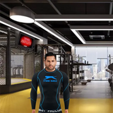 🔥 2026 Men’s Compression Workout Set – Thermal Long Sleeve Gym Shirt & Leggings | Sweat-Wicking Bodybuilding Fitness Suit