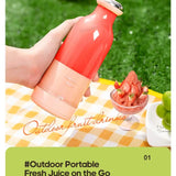 ✨ KINSCOTER Portable Juicer Cup – 6 Stainless Steel Blades, USB Rechargeable Smoothie Blender