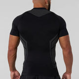 Men’s Compression Muscle T-Shirt – High Elastic, Quick-Dry Performance Top for Gym, Running & Training