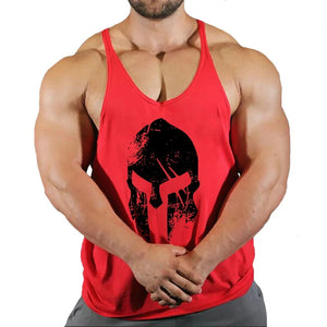 Muscular Man Gyms Men's Clothes Tank Top Vest Gym Bodybuilding and Fitness Stringer Clothing Workout Brand Singlets Shirt Muscle