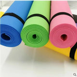 4MM Thick Non-Slip Yoga Mat 173x61cm – Lightweight EVA Fitness Mat for Home, Gym &amp; Pilates | Anti-Skid, Waterproof, Eco-Friendly Exercise Mat with Carry Band