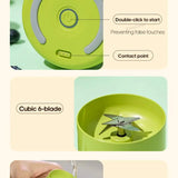 ✨ KINSCOTER Portable Juicer Cup – 6 Stainless Steel Blades, USB Rechargeable Smoothie Blender