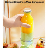 ✨ KINSCOTER Portable Juicer Cup – 6 Stainless Steel Blades, USB Rechargeable Smoothie Blender