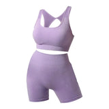 Yoga Bra Shorts Set for Workout