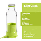 ✨ KINSCOTER Portable Juicer Cup – 6 Stainless Steel Blades, USB Rechargeable Smoothie Blender