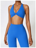 Yoga Set 2 Pieces Gym Set Workout Clothes for Women Seamless High Waist Leggings Sports Bra Suit Female Clothing Women Tracksuit