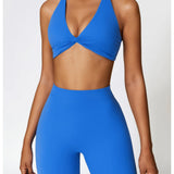 Yoga Set 2 Pieces Gym Set Workout Clothes for Women Seamless High Waist Leggings Sports Bra Suit Female Clothing Women Tracksuit