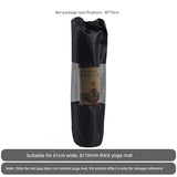 Portable Yoga Mat Carry Bag – Breathable Mesh Storage Bag for Gym, Pilates, and Fitness Foam Rollers